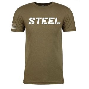 Steel Supplements Army Green Tee Shirt Short Sleeve (New in Packaging)